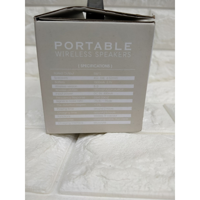 PORTABLE SPEAKER BLUETOOTH BT WIRELESS J SLC-116 SLC 116