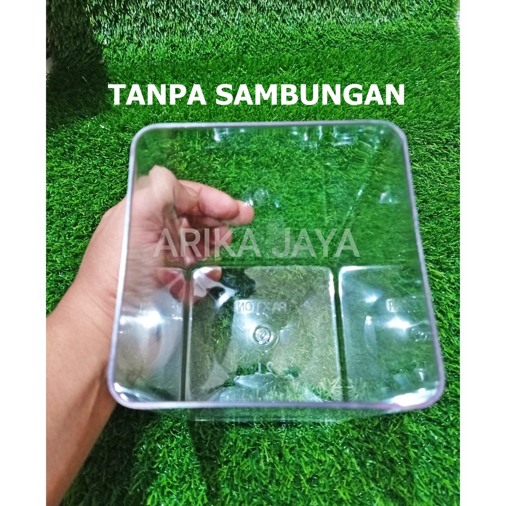 Soliter akrilik cupang tanpa sambungan 11x11x17 2mm murah grosir