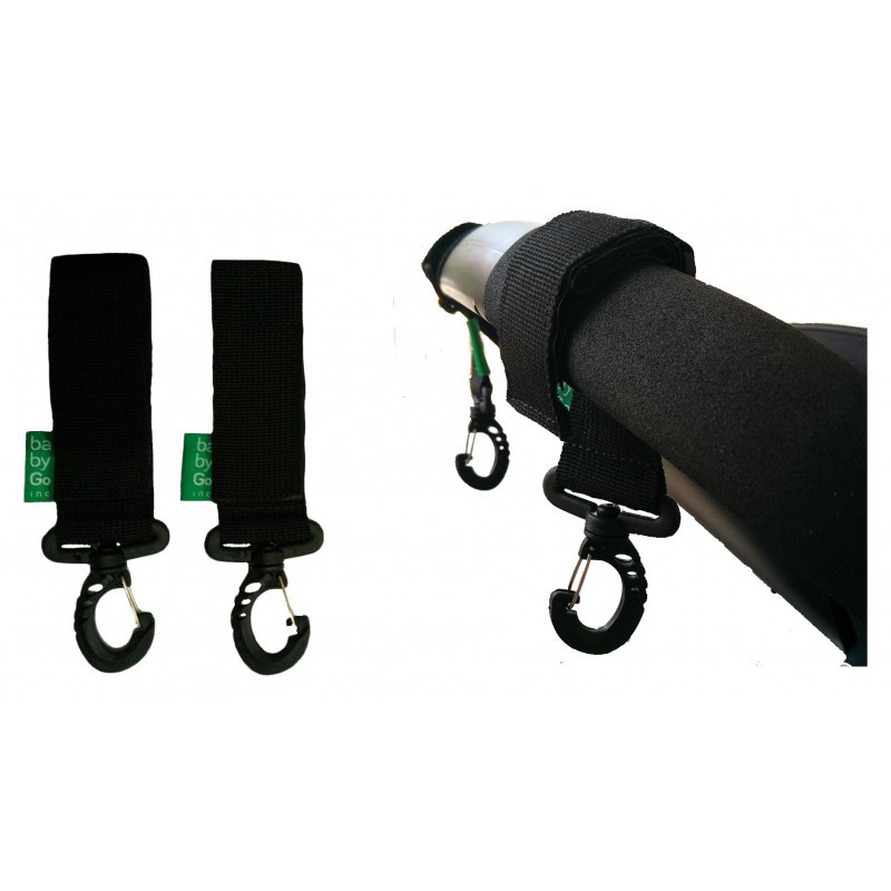 BabyGo Inc Stroller Hook Gantungan Stroller Black - 2 Pcs