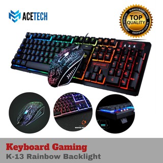 Acetech Keyboard Mouse Combo Gaming Warfaction Backlight