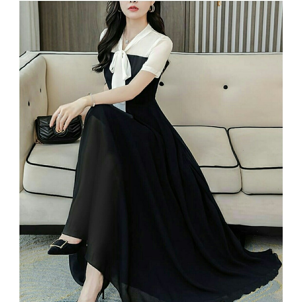 Dress Nirol - Long Dress Wanita Terbaru - Pakaian Wanita