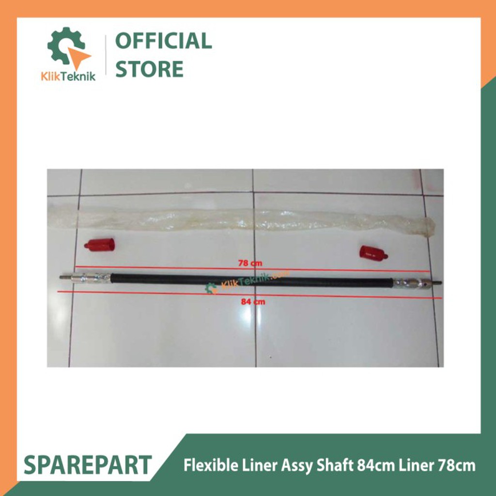 Flexible liner assy shaft 84cm liner 780mm T328 potong rumput