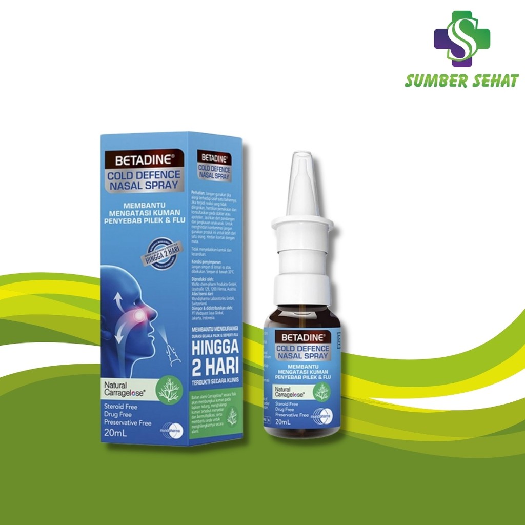 BETADINE COLD DEFENCE NASAL SPRAY ADULT