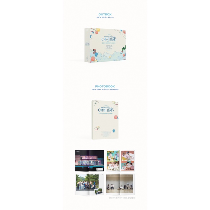 2nd (DVD + Memory Book) 2021 SEVENTEEN in CARAT LAND