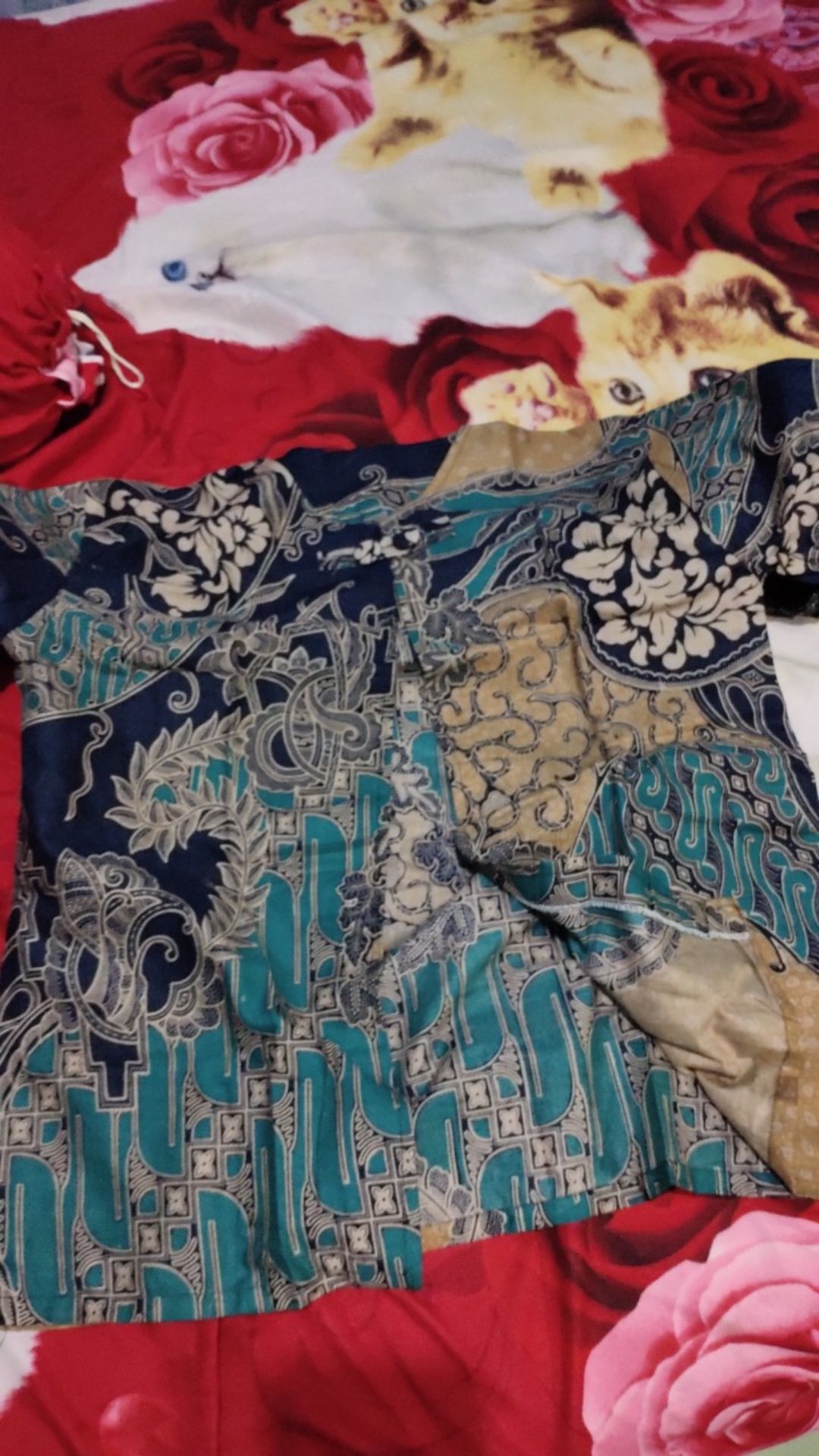 Batik Dolby Dolbi Dobby Doby Tenun Sutra Tulis Katun Atbm Baron Atasan Batik Wanita Sogan Srg308