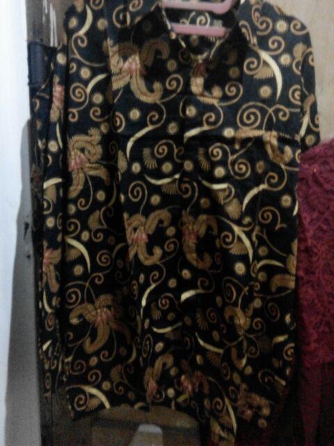 Couple Batik Maxi Dress Gamis Brokat Anami Sarwendah Bidara 074
