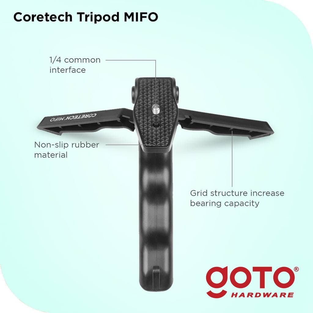 TGM - Coretech Mifo Mini Tripod Camera Portable Kamera Foldable