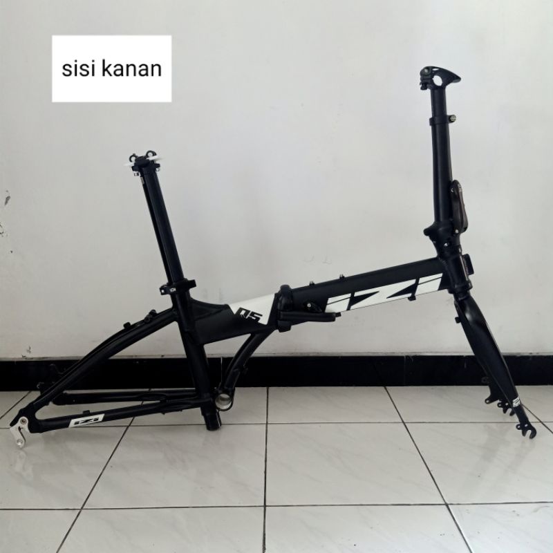 [BEKAS] Frame Sepeda Lipat Izi 20inc 22inc diskbrake vbrake