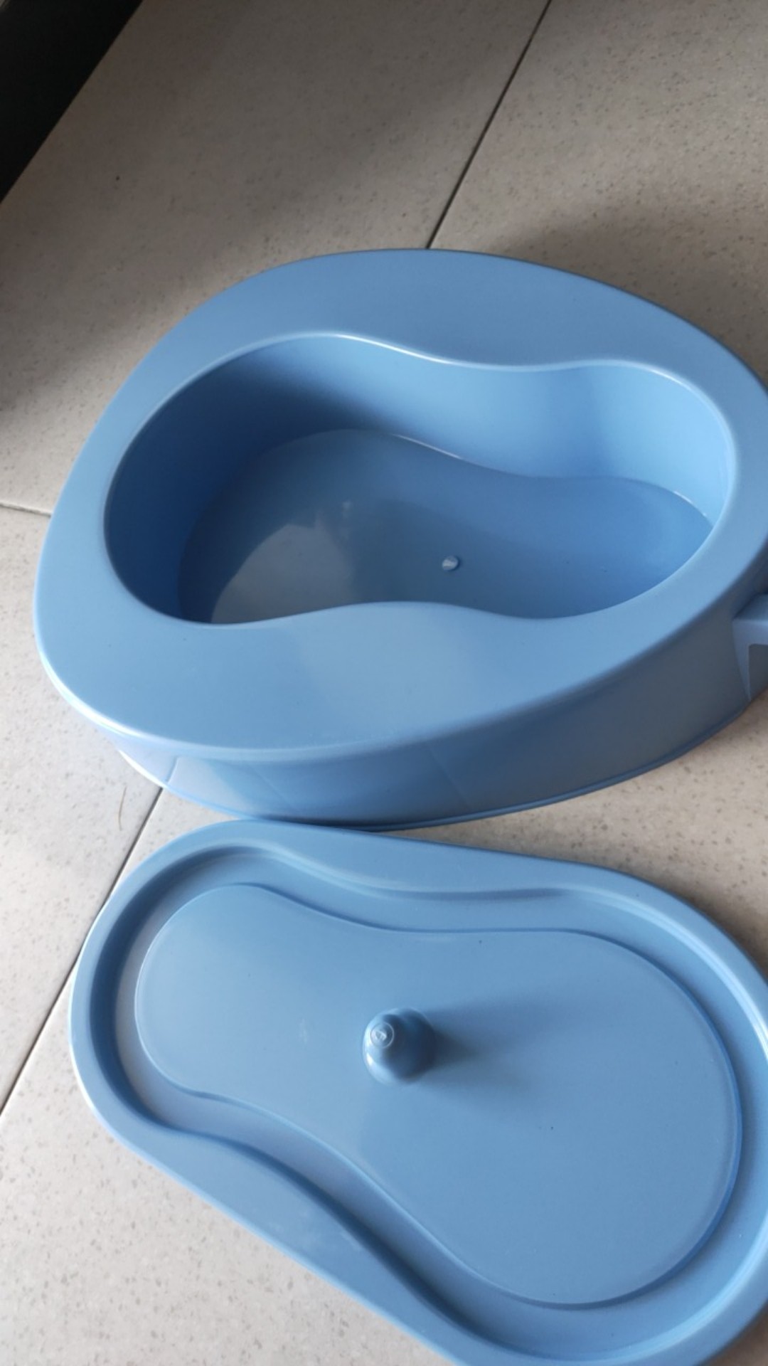 Bed Pan Bad Pan Pispot Tempat Bak / Bab Stick Pan Stainless Plastik