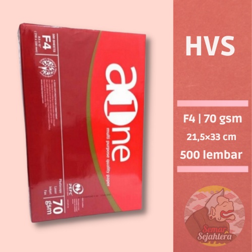 

[RIM] KERTAS HVS AONE F4 70 GSM FOLIO KERTAS FOTOKOPI^