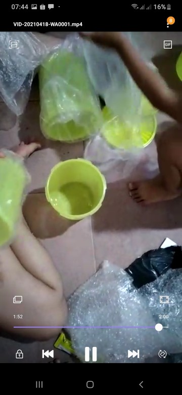 Green Deco Canister + Free Mini Deco Canister Set & Tanpa Free (toples) Tupwr