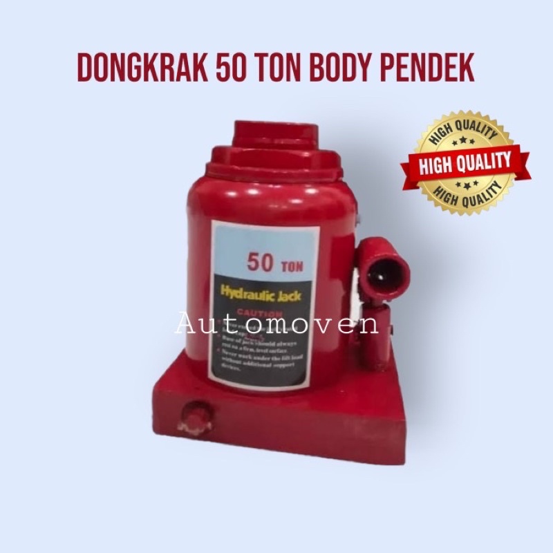 DONGKRAK 50 TON BOTOL BODY PENDEK HIDROLIK HYDRAULIC JACK TUK BESAR