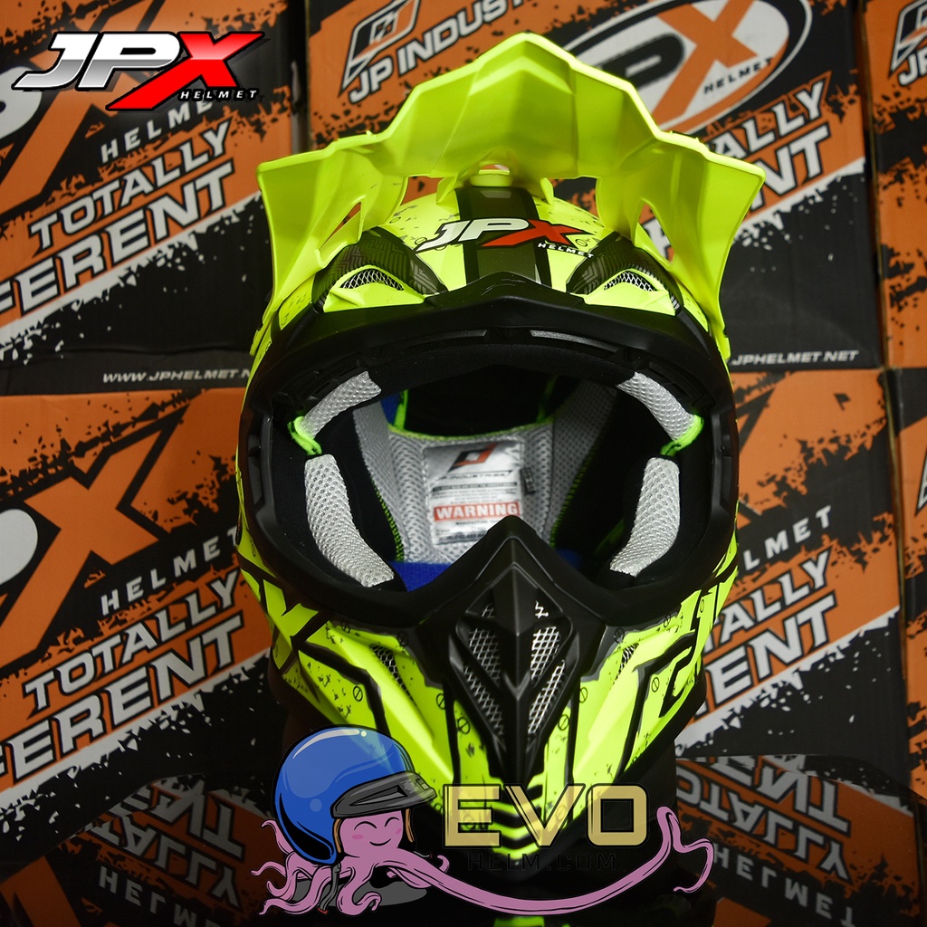 HELM JPX CROSS MOTIF TERBARU X20 TITAN