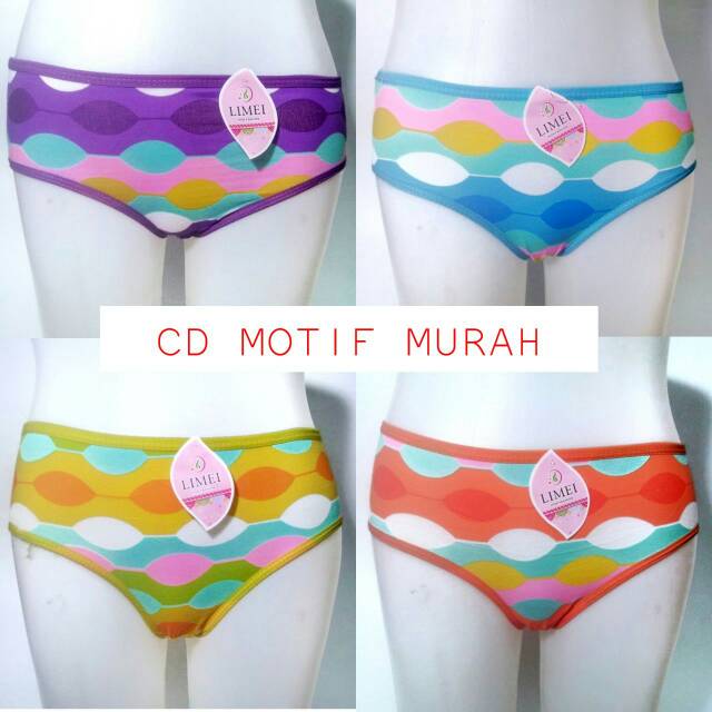 CD Cewek Remaja Motif Allsize Fit L Murah / Celana Dalam Wanita Murah Motif Lucu Limei Nisha CD anak Perempuan Kancut Anak Cewek Murah