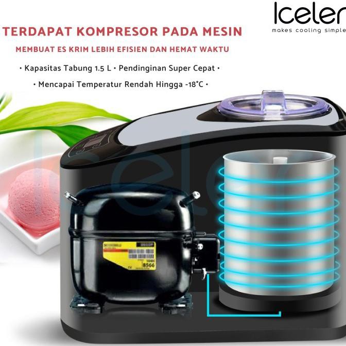 Ice Cream Maker Iceler / Mesin Pembuat Es Krim Dan Gelato