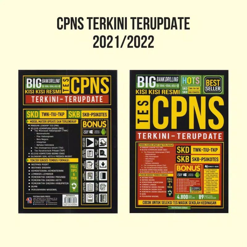Buku Big Bank Tes CPNS Terkini Dan Terupdate