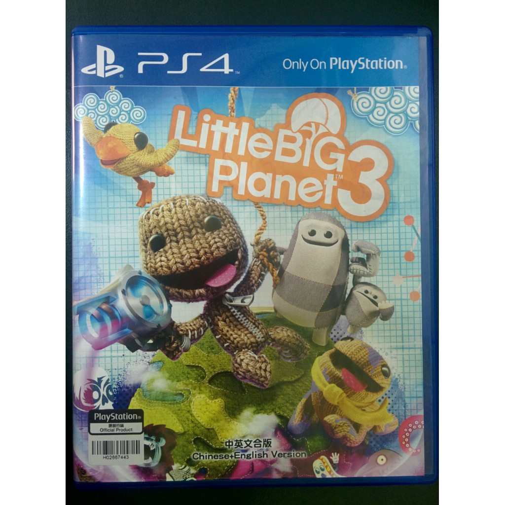 BD PS4 Little Big Planet 3