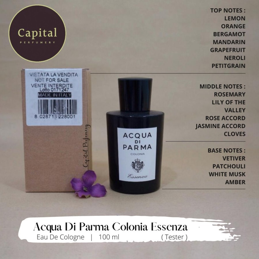 Acqua Di Parma Colonia Essenza Eau De Cologne 100 Ml Tester Shopee Indonesia