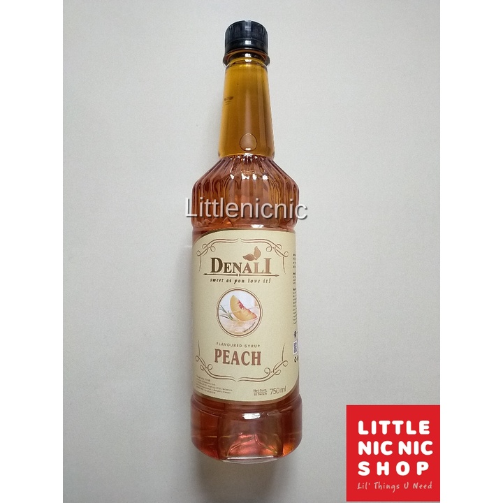 

Denali Peach Flavoured Syrup 750 ml sirup rasa pit minuman cafe