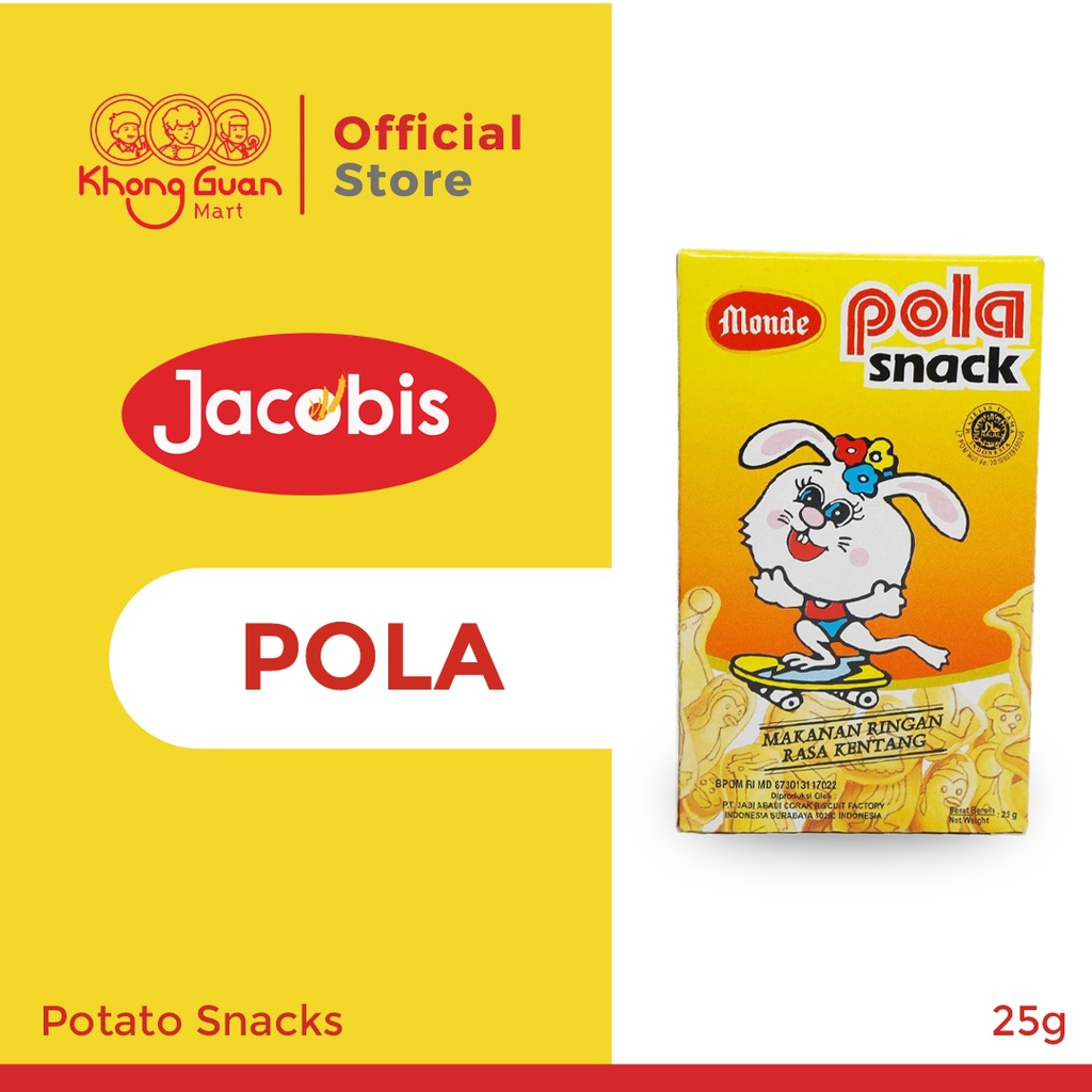 

MONDE Pola Snack Mini Box rasa kentang 25 Gram