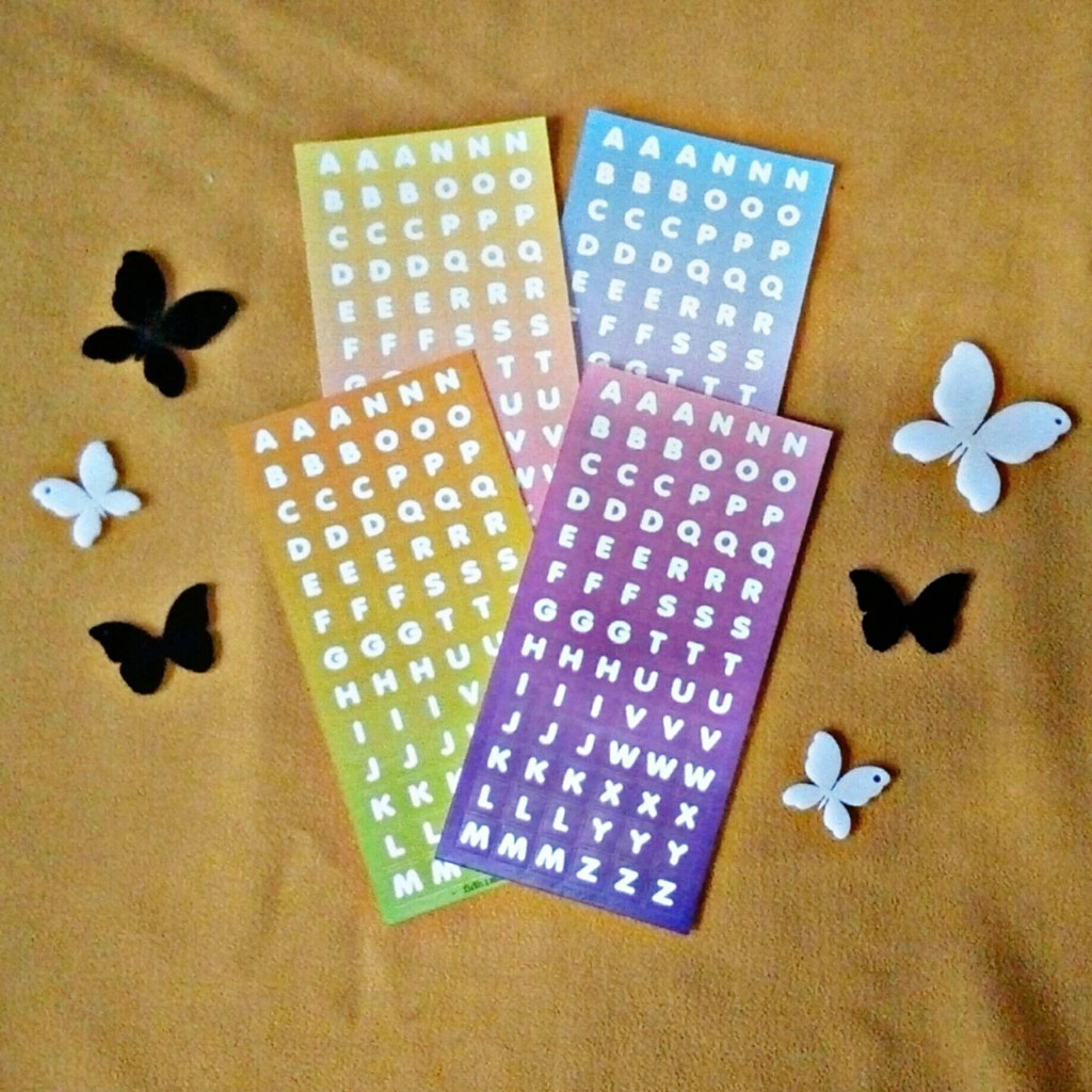

Sticker Alphabet Fidhimaproject #01 │Stiker Huruf Kotak Gradasi