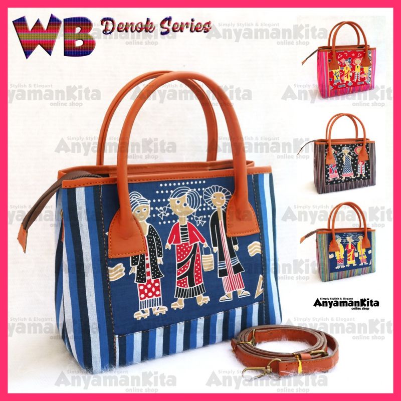 Tas Webe Lurik Denok / Slingbag Lurik /Handbag Denok