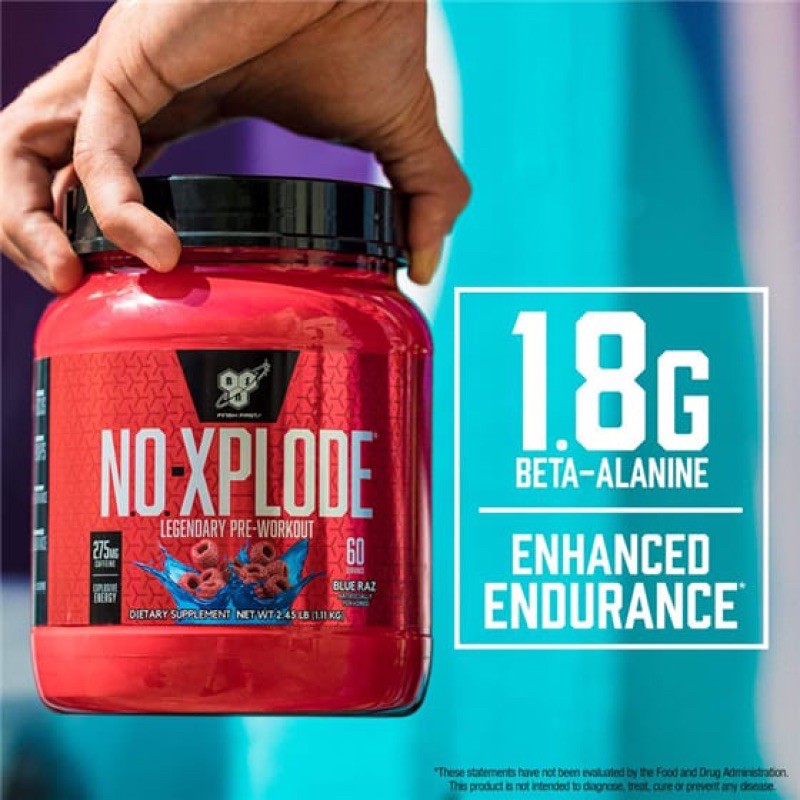 BSN NO XPLODE PRE WORKOUT 30 SERVING SUPLEMEN GYM MAKANAN FITNES STAMINA WORKOUT POWER STAMINA