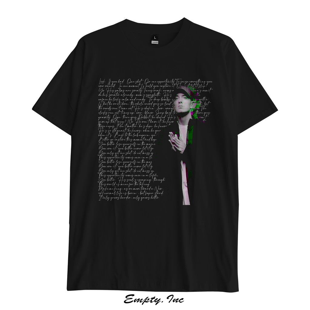 Eminem Rap Tee Lyrics Syle Vintage Tee Merchandise