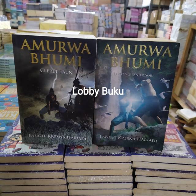 Paket Novel Amurwa Bhumi 1 dan 2 - Cleret Taun & Lintang Panjer Sore