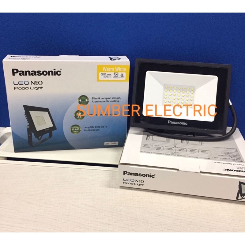 Panasonic Lampu sorot Led 50W 50 Watt Led Floodlight