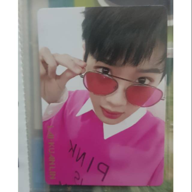 Guanlin Photocard from Wanna One IPU Day Ver