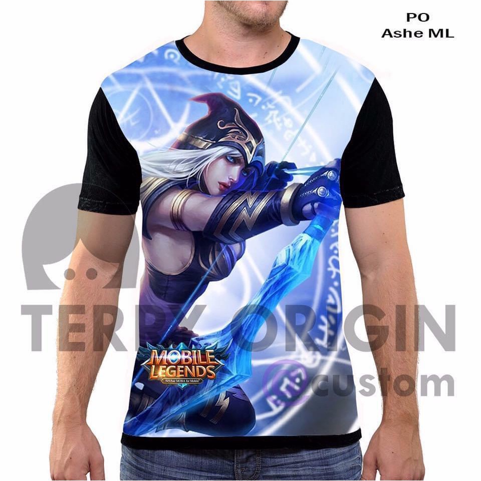 Kaos Mobile legends Miya Terlaris 3d Fullprint