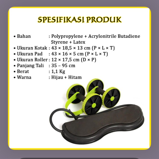 BAROKAH GAMIS Revoflex Xtreme gym back support arm bicep tricep thigh shoulder abs