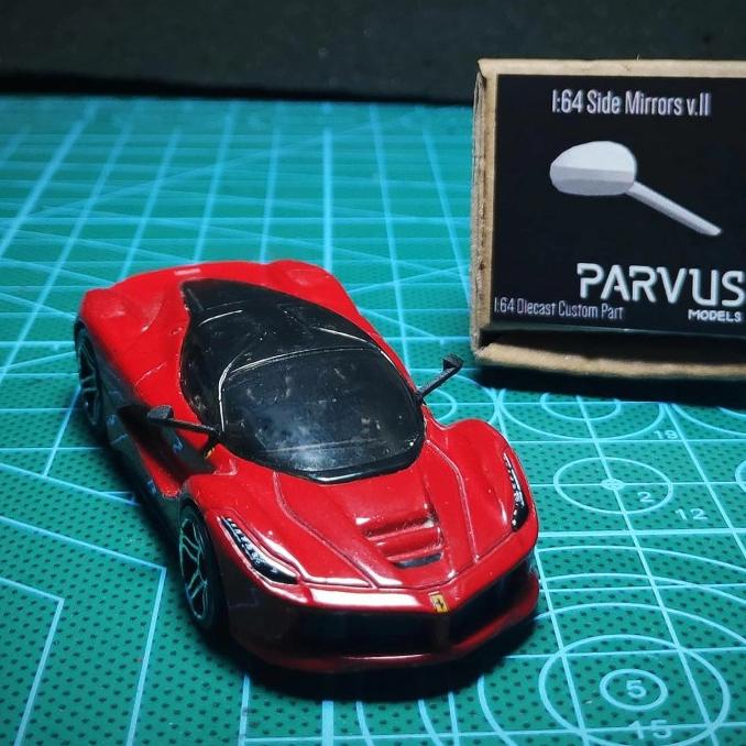 Parvus Models 1 64 Side Mirrors v11 Spion Custom Diecast Hot Wheels