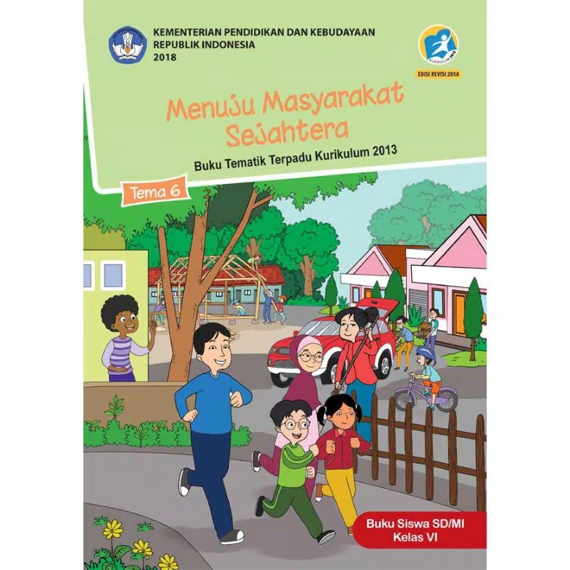 PAKET BUKU TEMATIK KELAS 6 SD TEMA 6 7 8 9 KURIKULUM 2013 REVISI KEMENDIKBUD