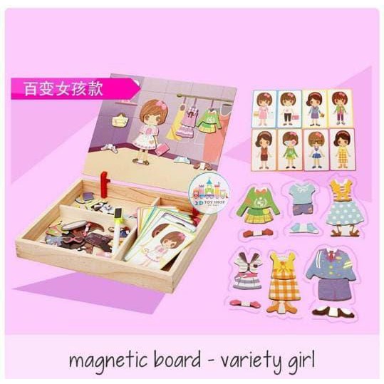 

MUST HAVE!! MAINAN ANAK KAYU - PAPAN TULIS WHITE BOARD - PUZZLE MAGNET TERBARU