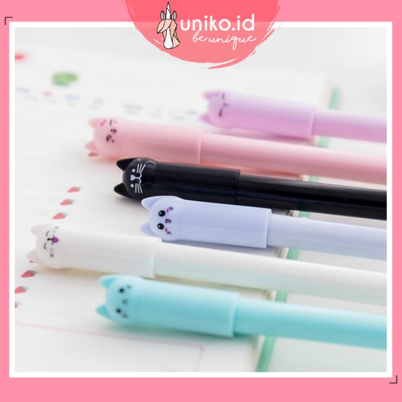 

UNIKO.ID - PULPEN KUCING MURAH 6 WARNA - BOLPEN KUCING BARU - PENA KARAKTER KUCING / PULPEN IMPORT MURAH