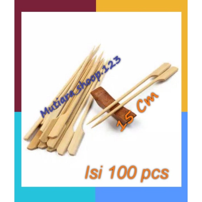 TUSUKAN SATE, TUSUKAN DAYUNG, TUSUKAN SATE JEPANG ISI 100/ PCS