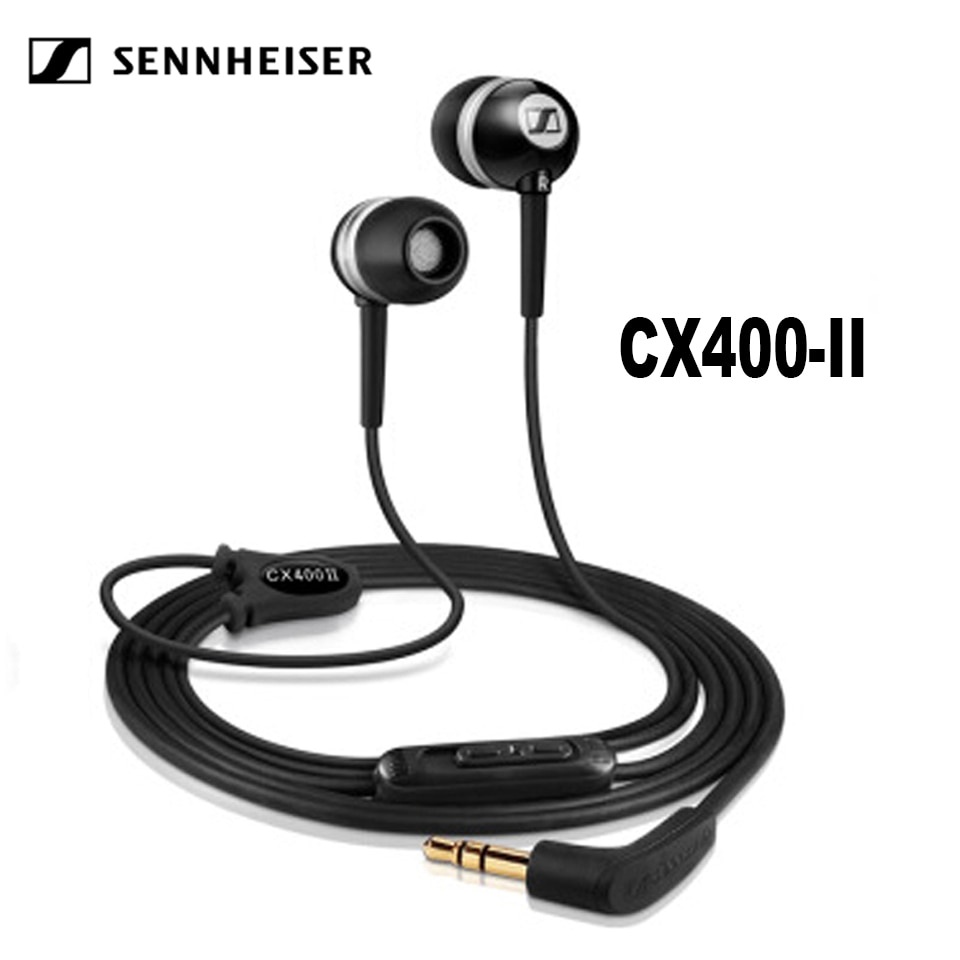 Sennheiser CX400II Headset Earphone Kabel HIFI Dengan Noise Reduction Untuk Olahraga