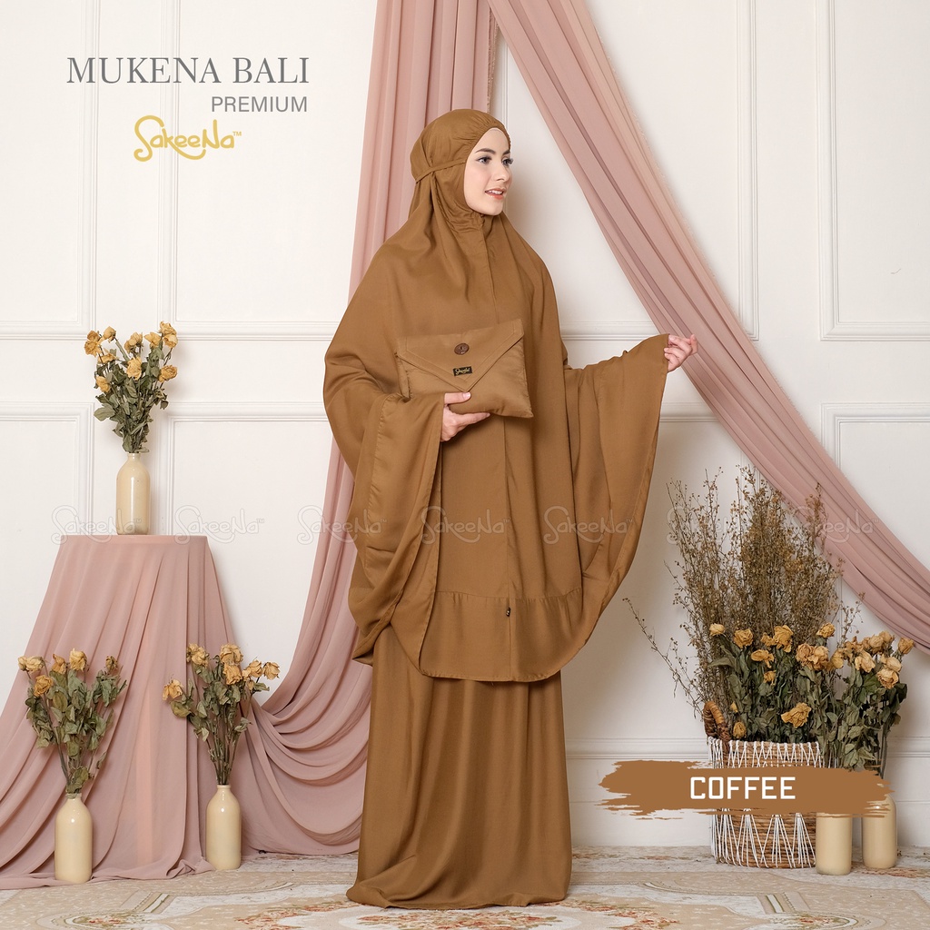 mukena bali premium sakeena jumbo dewasa polos