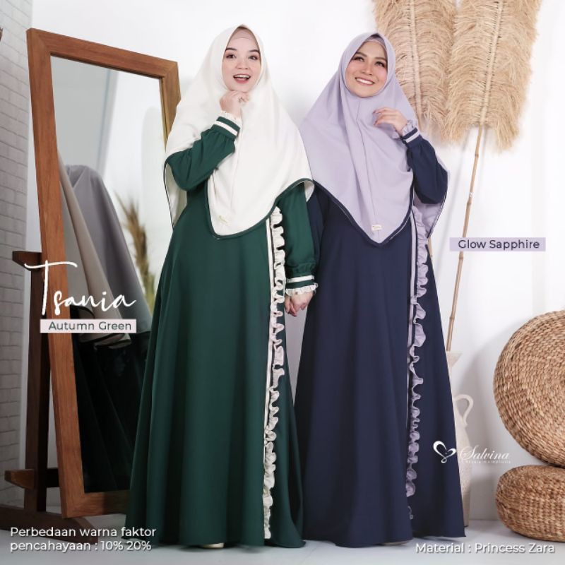 Tsania dress set by salvina hijab