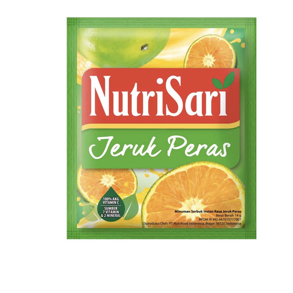 Nutrisari Jeruk Peras / Jupe 40 Sachet