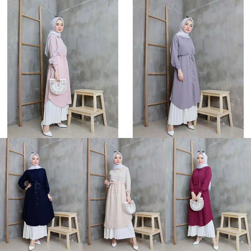 Bisa COD NORAH TUNIK – Fashion Muslim Ootd Tunik murah Tunik muslim Pakaian wanita