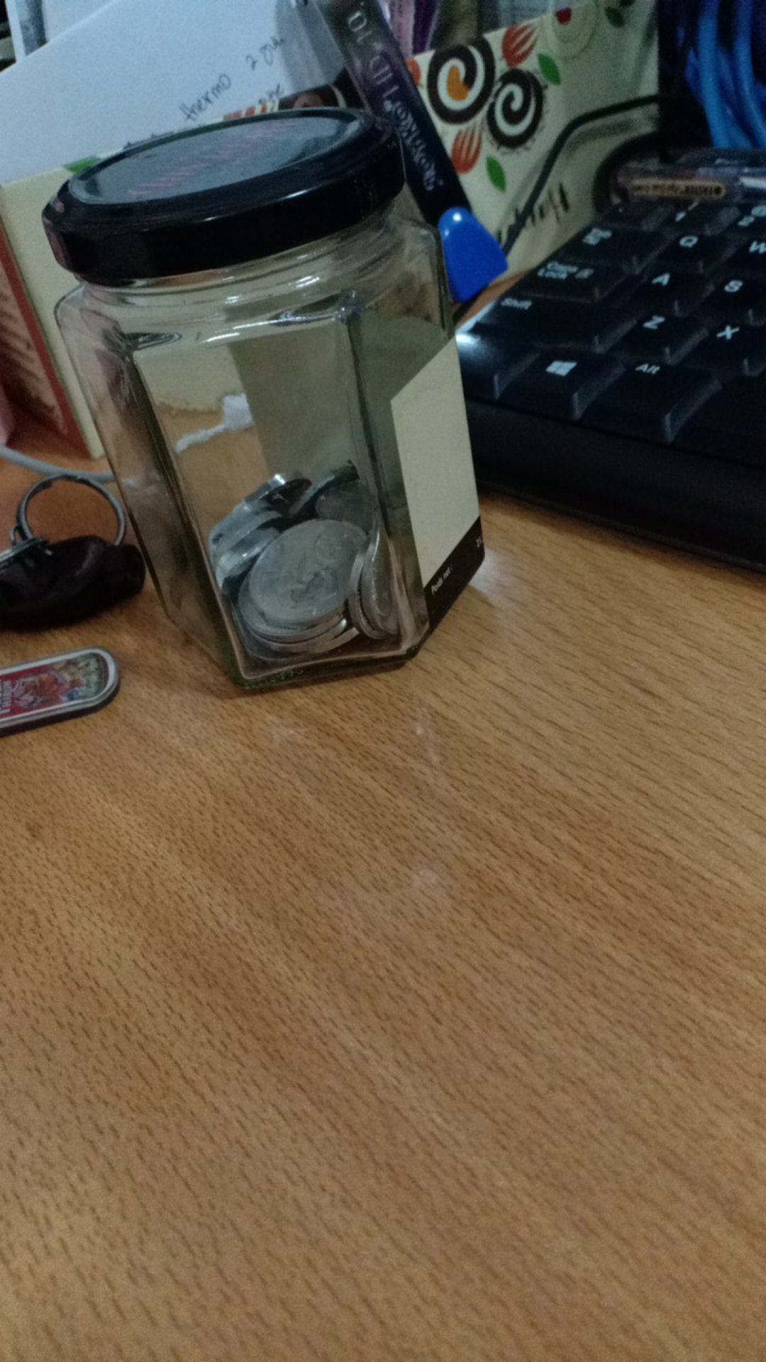 Teko 1000ml Termos Air Panas Bahan Kaca Luar Plastik Water Jug 1 Liter Besar