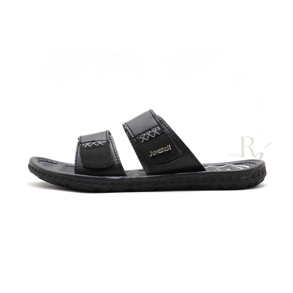 JEDDI [DPK 201] Sandal Selop Pria Kasual Slide Sandal Kulit Laki-laki Sandal Slip on Pria