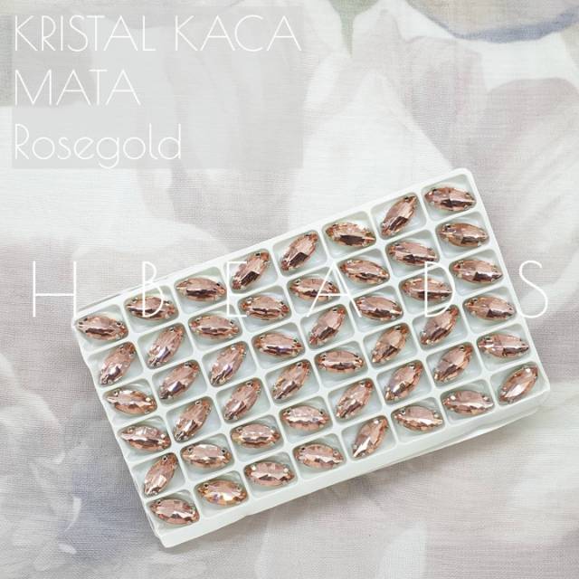 CK6 | 1 Lusin C. KACA Mata CK607 5x10 , CK608 6x12 , CK609 7x15 , CK610 9x18 mm kristal cangkang