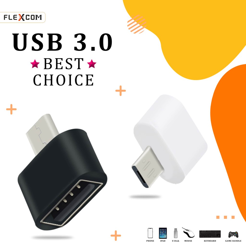 NEW OTG Micro USB Konektor / MINI PERSEGI V8 NON KABEL BAHAN METAL