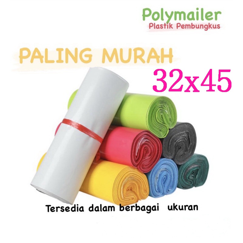 Plastik Polymailer 32x45 50 Lembar/Plastik Pembungkus Olshop