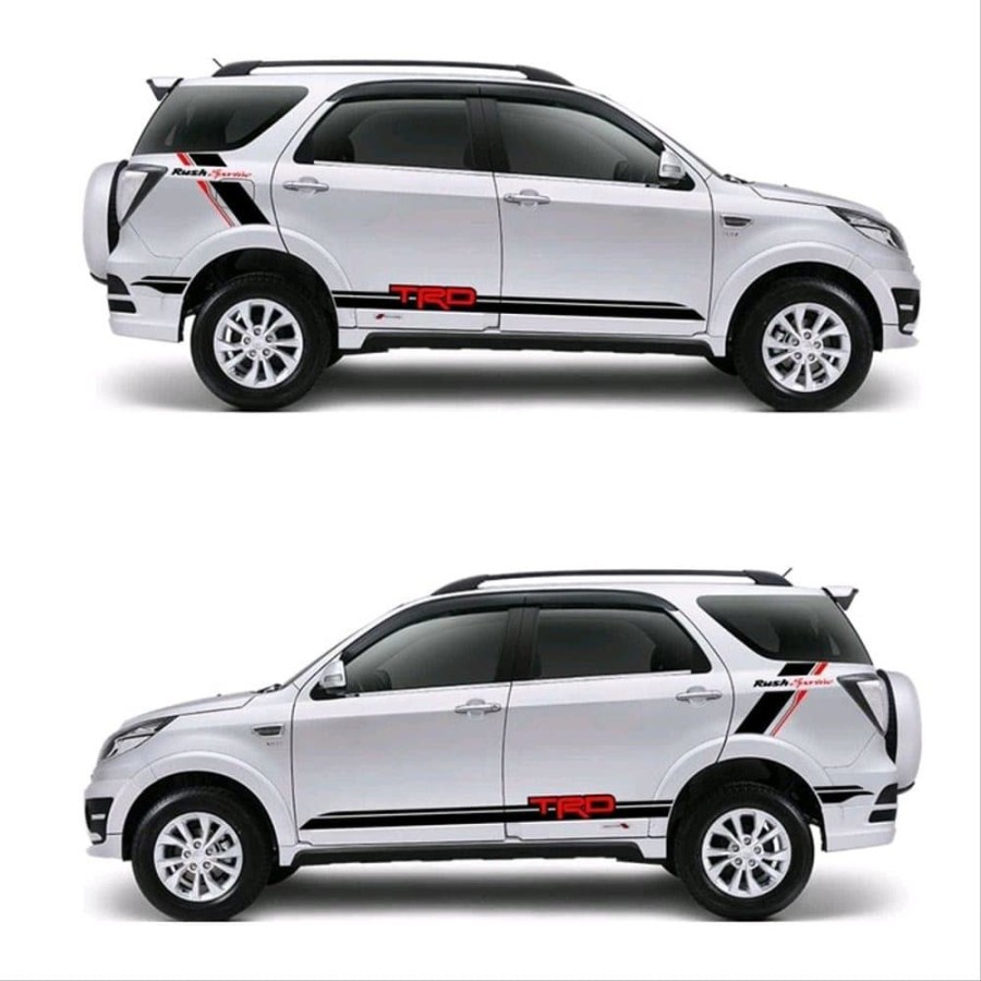 stiker mobil TOYOTA RUSH stiker keren trd sportivo toyota rush terios