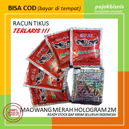 RACUN TIKUS MAOWANG MERAH HOLOGRAM ASLI / RACUN TIKUS SANGAT AMPUH